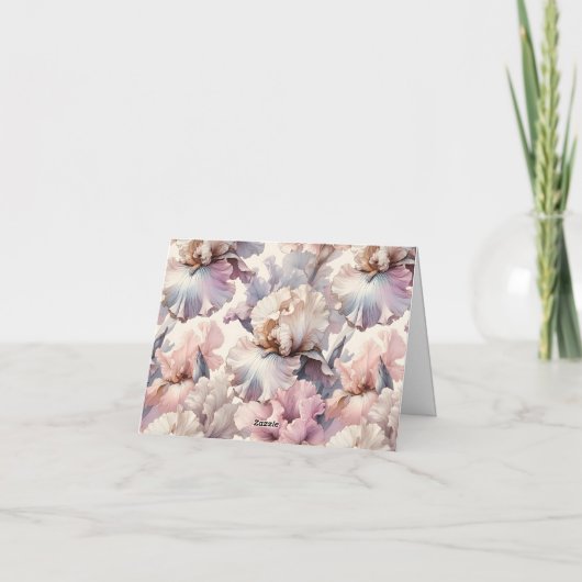 Elegante moderne roze bloemen Joodse ster Bat Mitz Bedankkaart (Achterkant)