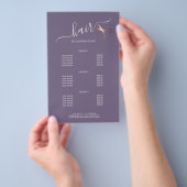 Elegante moderne roze gouden schaar kapper flyer (Hand)