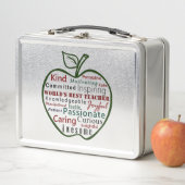 Elegante, moderne 's werelds beste leraar Groene a (In situ)