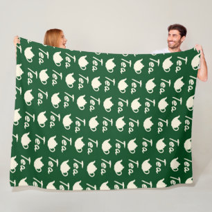 Elegante moderne Schattigee lekkere hete groene th Fleece Deken