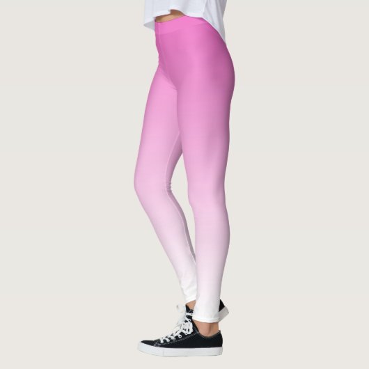 Elegante moderne Schattigee Sjabloon Vrouwen Roze  Leggings (Links)