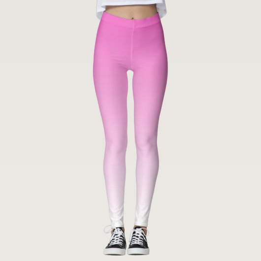 Elegante moderne Schattigee Sjabloon Vrouwen Roze  Leggings (Voorkant)