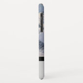 Elegante Moderne Schnauzer w Zwart Monogram Naam Case-Mate iPhone Case (Achterkant/links)