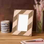 Elegante moderne schuine strepen gegraveerde lijstjes (Links)