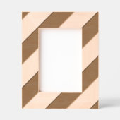 Elegante moderne schuine strepen gegraveerde lijstjes (Voorkant)