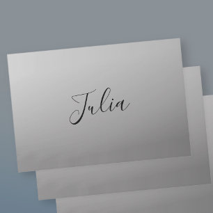 Elegante moderne script bewerkbare zwarte tekst sc inpakpapier vel