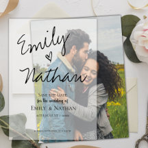 Elegante moderne script hart typografie bruiloft