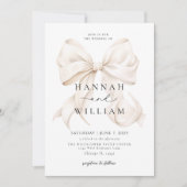 Elegante moderne simplistische bruiloft kaart (Voorkant)