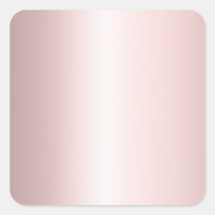 Elegante Moderne Sjabloon Roze Goud Vierkante Sticker