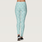 Elegante moderne Sjabloon Stijlvolle pastel groen Leggings (Achterkant)