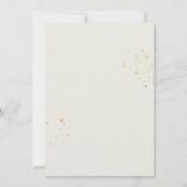 Elegante Moderne Smaragdgroen Save The Date (Achterkant)