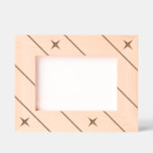 Elegante moderne sterren en lijnkunst gegraveerde lijstjes (Voorkant)