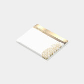 Elegante Moderne Stijl Gouden Ananas - Persoonlijk Post-it® Notes (Schuin)