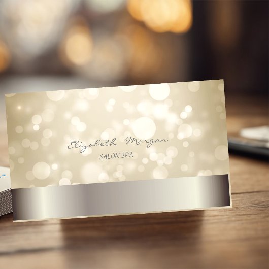 Elegante Moderne Stijlvolle Bokeh Visitekaartje