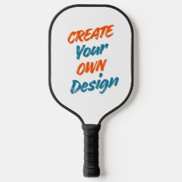 Elegante Moderne Stijlvolle Gepersonaliseerde Teks Pickleball Paddle