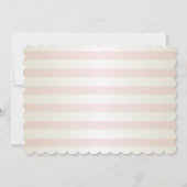 Elegante moderne strepen, glazen trouw-RSVP kaart (Achterkant)