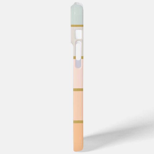 Elegante moderne strepen patroon gepersonaliseerde Case-Mate iPhone case (Achterkant / Links)