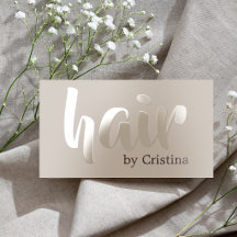 Elegante moderne taupe bruine kapper