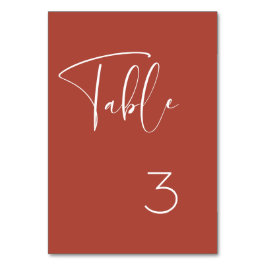 Elegante & moderne Terracotta bruiloft Kaart