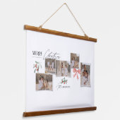Elegante moderne traditionele rode boog multi foto hangend wandkleed (Gebogen)