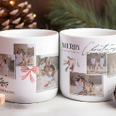 Elegante moderne traditionele rode boog multi foto koffiemok