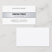 Elegante moderne trendy stijlvolle minimalistische visitekaartje (Voorkant / Achterkant)