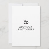 Elegante Moderne Trouw Uitnodiging (Achterkant)