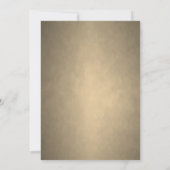 Elegante Moderne Trouwdag Witte Goud Save The Date (Achterkant)