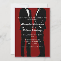 Elegante moderne trouwerij voor homoseksuele manne