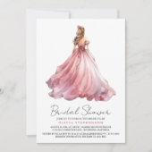 Elegante moderne trouwjurk Vrijgezellenfeest Kaart (Voorkant)