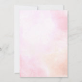 Elegante moderne trouwjurk Vrijgezellenfeest Kaart (Achterkant)