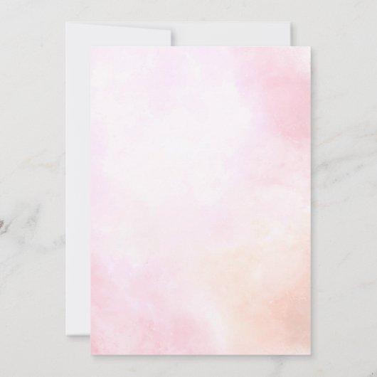 Elegante moderne trouwjurk Vrijgezellenfeest Kaart (Achterkant)