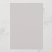 Elegante moderne trouwkaart klassieke script menuk menu (Achterkant)
