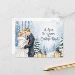 Elegante moderne trouwkaart Save The Date Briefkaart