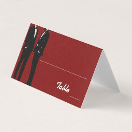 Elegante moderne trouwkaart voor homoseksuele mann kaart