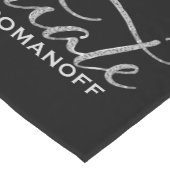 Elegante moderne typografie Afstuderen Korte Tafelloper (Hoek)