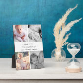 Elegante moderne typografie fotocollage fotoplaat (Zijkant)