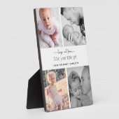 Elegante moderne typografie fotocollage fotoplaat (Zijkant)