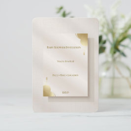 Elegante moderne uitnodigingskaart minimale luxe z kaart