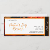 Elegante moderne unieke eenvoudige moederdag brunc kaart (Voorkant)