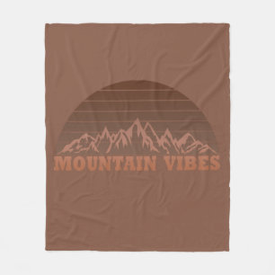 Elegante moderne vintage bergvibes wandel liefhebb fleece deken