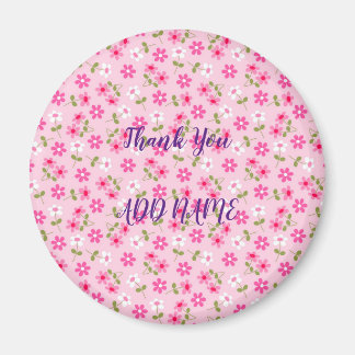 Elegante Moderne Vintage Trendy Bloem Magneet