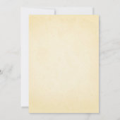 Elegante moderne viool bruiloft uitnodiging (Achterkant)