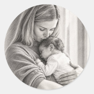 Elegante moderne voeg je eigen stickers toe baby s
