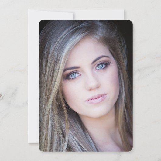 Elegante moderne Waterverf Afstuderen brunch Kaart (Achterkant)