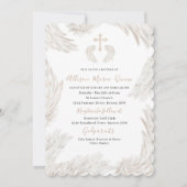 Elegante moderne Waterverf beige vleugels een uitn Kaart (Voorkant)