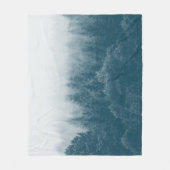 Elegante moderne Waterverf Bossen Fleece Deken (Voorkant)