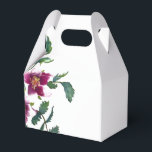 Elegante moderne waterverf donkerroze wilde bloeme bedankdoosjes<br><div class="desc">Elegante moderne waterverf donkerroze wilde bloemen</div>