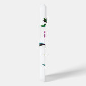 Elegante moderne waterverf donkerroze wilde bloeme Case-Mate iPhone case (Achterkant / Rechts)