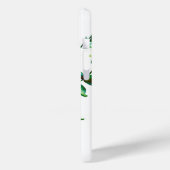 Elegante moderne waterverf donkerroze wilde bloeme Case-Mate iPhone case (Achterkant / Links)